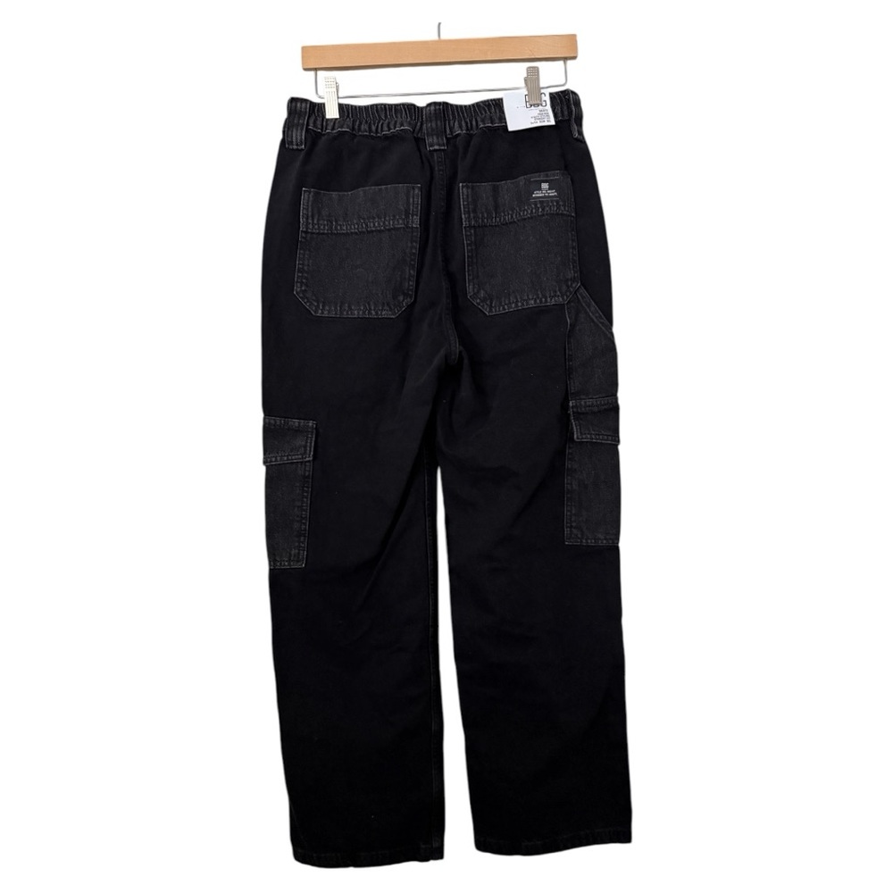 BDG Urban Outfitters black denim skate fit utility cargo jeans 30W NEW NWT - Picture 3 of 5